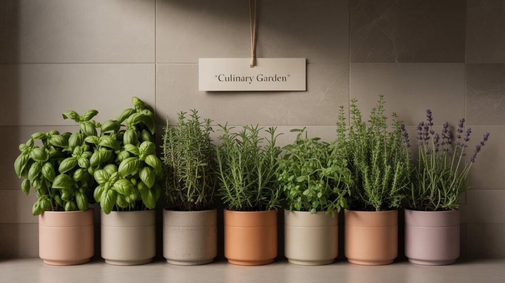 Kitchen Herb Wall DIY