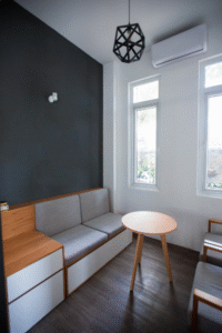 False Ceiling Design for Rectangular Living Room