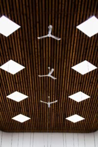 Modern false ceiling with LED lights