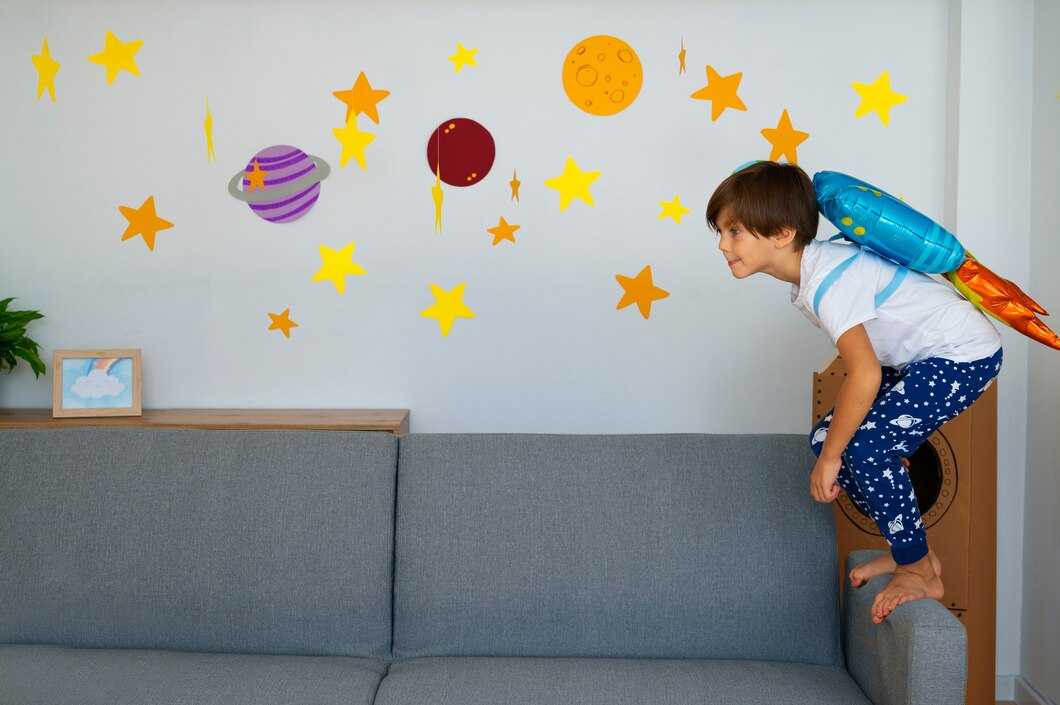 Gender-Neutral Kids’ Bedroom Wall Design Ideas
