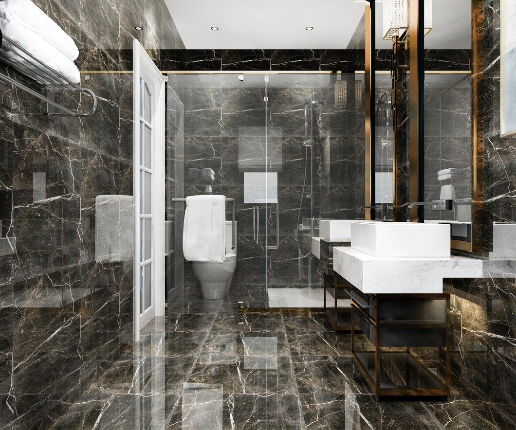 Elegant bathroom design using trending tiles for a modern look
